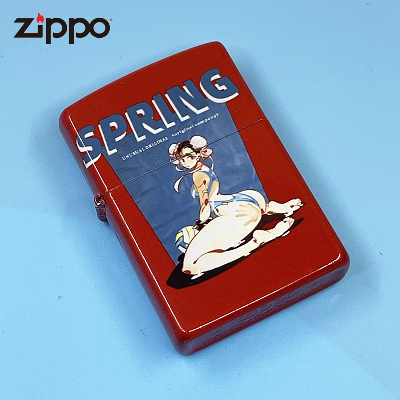 Zippo genuine lighter dynamic Chunli limited edition color printing windproof kerosene personality lighter Male gift