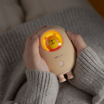Bear Cub capsule Hand warmer Portable dual-use charging treasure Warm baby mini USB self-heating
