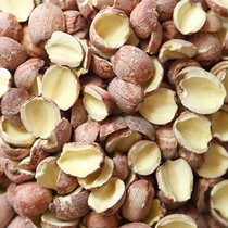 Hunan specialty New lotus seeds dry goods with red skin to core large broken lotus seeds open edge 500g inch three Lotus 1 piece