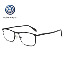  German Volkswagen myopia glasses with finished pure titanium business frame glasses frame Female ultra-light mens and womens full frame glasses