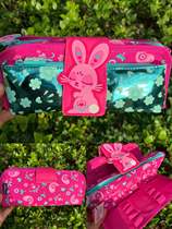 Australia smiggle pen box stationery box Cute student cartoon multifunctional large capacity pencil bag dinosaur