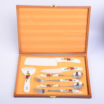 Ceramic knife set 7-piece set seven-piece kitchen knife fruit knife sushi knife ceramic knife kitchen gift set