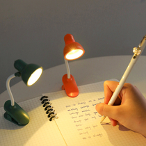 Creative modeling can be Clip lamp student reading lamp reading lamp mini portable folding clip type eye protection lamp