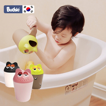 budsia original brand baby shampoo Cup children shower shampoo cup baby bath spoon water spoon play water scoop