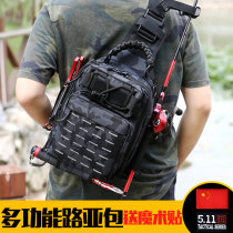2022 new mens chest bag multifunction Luya bag Single shoulder bag slanted satchel Backpack Tactical purse fishing special bag