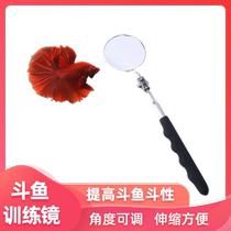 Fighting fish training mirror exercise anti-depression fighting fish live fish special fitness mirror stainless steel telescopic fighting fish interactive mirror