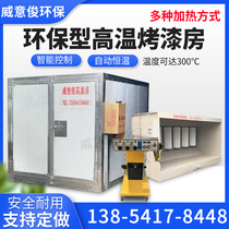 High temperature paint room Curing furnace Industrial electric heating spray oven Special room Full set of electrostatic spraying powder equipment