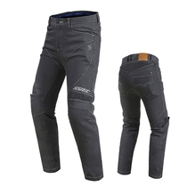 Motorcycle cowboy riding pants mens Knight equipment knee pads locomotive anti-wrestling pants denim cross-country racing pants motorbike