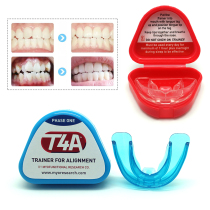 T4A Adult orthodontic appliance Corrects uneven teeth Buck teeth Ground package Sky retainer Mouth breathing braces box