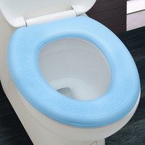 Cushion toilet cushion waterproof silicone foam toilet cover four seasons household toilet cover Japanese padded adhesive toilet cover