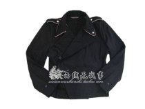 (Rolling side version) German Wehrmacht armored jacket M36 black tank soldier top pink collar piping