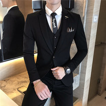  Suit mens suit casual business formal Korean version slim professional suit custom groom best man unity wedding dress