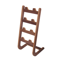 New Japanese style simple multi-layer vertical wooden trailer rack saves space home living room bedroom door rear storage