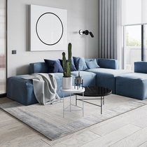 新中式客厅地毯北欧轻奢高级沙发茶几毯家用卧室灰色简约2021新款