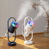 New Creative USB Mini Humidifiers Seven Color Projection Silent Air Humidity Conditioning Decontamination Dry moisturizing