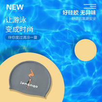 Professional silicone swimming cap female waterproof non-hair hair Korean fashion 2021 New Tide hot spring swimming cap
