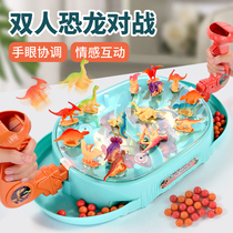 Dinosaur toy battle simulation Tyrannosaurus Triceratops fossil archaeology childrens birthday gift Net Red Boy