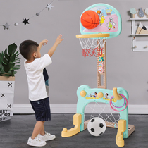 Childrens basketball hoop football basket indoor liftable three or four weeks girl 3-4-5-6 year old boy toy