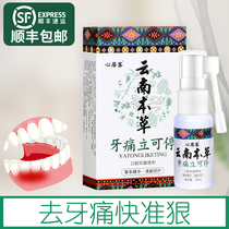 Toothache Toothache painkillers Ningli Kexi spray gel on fire anti-inflammatory gum swelling and pain borer artifact quick-acting