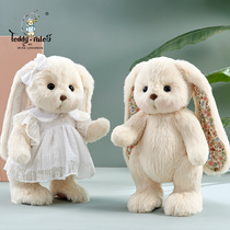 (Large Rabbit) TeddyTales Hand-made Lena Rabbit Girl Heart Gift Cute Plush Doll