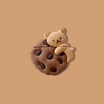 Biscuit Bear for airpods pro3 protective cover creative Apple 2 generation wireless Bluetooth ear case cute