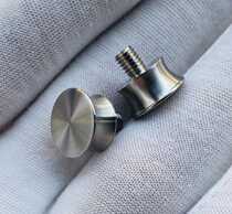 Titanium alloy slingshot new TC21 bow head wooden bow support head vase head flying tiger bow head startling tiger G10 copper round support head