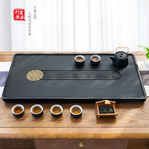 Whole piece natural Ugin stone tea tray home stone tea table tea sea office custom embedded stone tea set holder