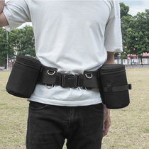 Versatile photographic belt Mountaineering purse Purse Single Counter Camera Long Charred Lens Barrel Portable Protective Sheath Cashier Bag