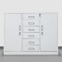  Welding axe file cabinet Iron cabinet Low cabinet data cabinet Steel office file cabinet with lock locker Document file cabinet