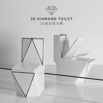 Nordic household toilet personality creative ceramic pumping black toilet siphon deodorant mute color toilet