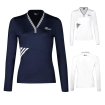 Autumn golf outdoor sports T-shirt long sleeve golf clothing ladies casual slim Polo bottoming tide top