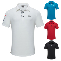 Short sleeves T-shirt male golf blouses breathable perspiration moisture absorption goolf jersey outdoor casual sports POLO shirt