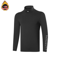 Autumn and winter new golf clothing mens long sleeve T-shirt plus velvet round neck sweater outdoor warm golf jersey