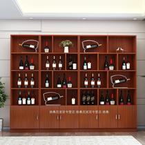 Wine cabinet display cabinet Wine cabinet display rack Wine rack Tea display cabinet display cabinet Container rack Smoke cabinet display cabinet container