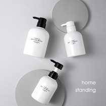 Hotel Large Capacity Lotion Bottle Upscale Bathroom With Replacement Bottle Press Type Shampoo Bath Hand Lotion Bottle Empty Bottle