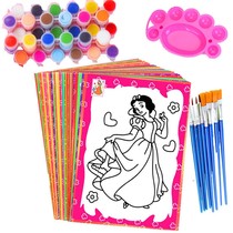 Pigment painting filling color painting children filling paper baby painting card graffiti watercolor painting kindergarten diy filling painting