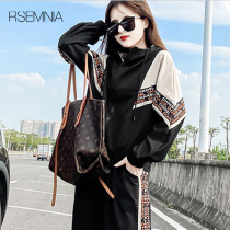 Rsemnia sports suit ladies ins Super fire 2021 autumn casual loose clothes two-piece tide