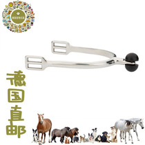  German Direct Mail Equestrian Horse riding Sturdy Stainless steel spurs Soft wheel Horse friendly 30mm