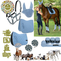 German direct mail sky blue and blue absorption steady saddle cushion ear cover tied to the cage head