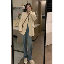 White Suit Jacket Woman 2022 Chundress New design Sensation Little Crowdsuit Fashion Temperament Casual Loose Blouse