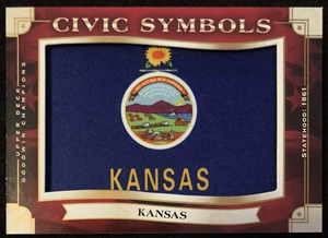 2019 Goodwin Gudewin American State Banner, вышитая звезда Канасас, штат