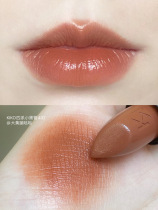 Kiko small black tube lipstick 4 series 432 lipstick Gentle Hazelnut Thai milk tea Orange Brown earth tone Eat earth color
