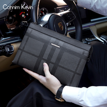 CohnimKevin2022 new hand grip bag mens business genuine leather handbag mens hand bag large capacity