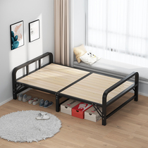 Modern simple wrought iron bed 1 2 meters iron bed free installation iron frame rental house apartment single bed Hospital escort bed