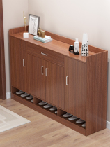 Wooden shoe cabinet living room home entrance multi-layer shoe rack economical dormitory storage cabinet storage rack