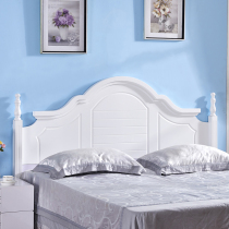 Headboard Korean garden modern minimalist white paint 1 5 m 1 8 meters double Mediterranean economy near the bed