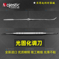 Ultra-thin light curing knife dental tool photosensitive knife resin dressing technique wax knife fixing powder adjusting knife