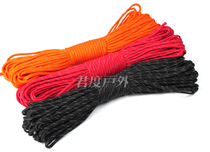 Nine 9-core military regulations reflective umbrella rope paratroopers rope life-saving escape rope self-rescue rope tent rope nine-strand nylon woven rope