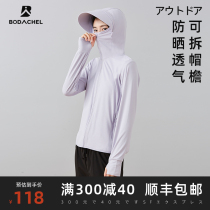 2021 new professional sunscreen clothes women coat UV protection breathable upf50 sunscreen men summer thin long sleeves