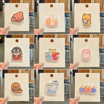 Cute Japanese brooch 2021 New Tide pin badge accessories badge cartoon children bag decoration schoolbag